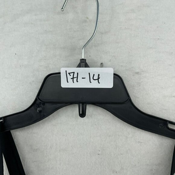 Lands' End Tankini Top Women’s 8D Black Spaghetti Strap Adjustable Buckle - Picture 10 of 10